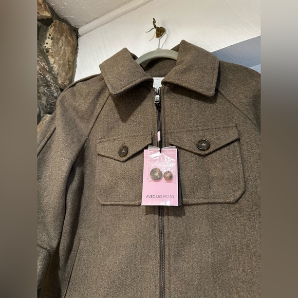 Anthropology Avec Les Filles Zip Up Jacket. NWT. Small. - Picture 8 of 12